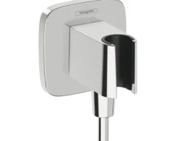 Wandanschluss mit Brausehalter hansgrohe FixFit Q chrom 26887000