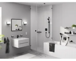 Wandanschlussbogen hansgrohe Fixfit DN15 schwarz matt 27454670