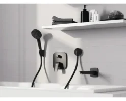 Wandanschlussbogen hansgrohe Fixfit DN15 schwarz matt 27454670