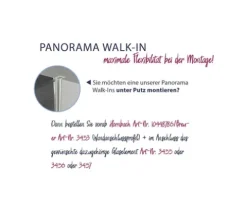 Wandanschlussprofil Breuer Panorama Baukasten