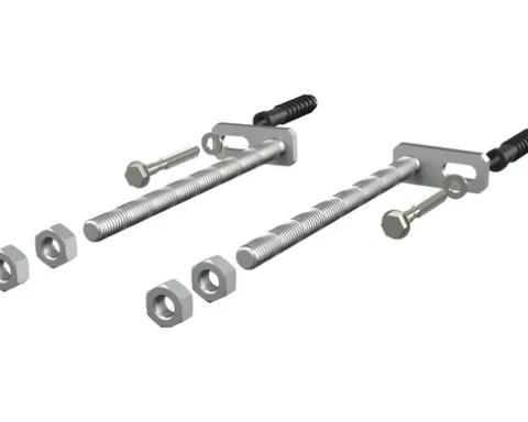 Wandbefestigung für Montageelement C201 und veporit.