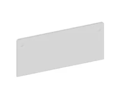 Wandpaneel über Waschbecken Devo Lotos BxHxT 96x40x1.7 cm perfect touch schwarz matt