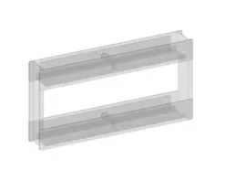 Wandregal für Spiegel Devo Etna 2.0 BxHxT 70x36x11 cm schwarz ET2-PLM70-L09