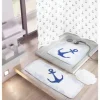 Wanneneinlage Kleine Wolke Anchor 36 x 92 cm blau