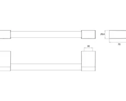 Wannengriff Emco Flow chrom 277000130