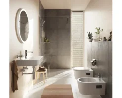 Waschtischarmatur hansgrohe Rebris S 72588000 chrom mit CoolStart EcoSmart und Zugstangen-Ablaufgarnitur