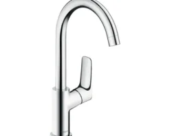 Waschtischmischer hansgrohe Logis 71130000 chrom inkl. Ablaufgarnitur