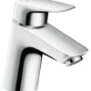 Waschtischmischer hansgrohe Logis 71070000 chrom inkl. Ablaufgarnitur