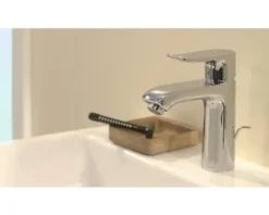 Waschtischmischer hansgrohe Metris 31080000 chrom inkl. Ablaufgarnitur