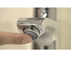 Waschtischmischer hansgrohe Metris 31080000 chrom inkl. Ablaufgarnitur