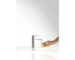 Waschtischmischer hansgrohe Metris 31088000 chrom inkl. Ablaufgarnitur