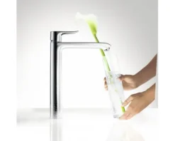 Waschtischmischer hansgrohe Metris 31082000 chrom inkl. Ablaufgarnitur