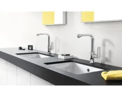 Waschtischmischer hansgrohe Metris 31087000 chrom inkl. Ablaufgarnitur