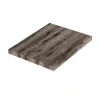 Waschtischplatte 60 cm in Holzoptik Eiche dunkel