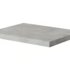 Waschtischplatte Pelipal 580 x 445 mm Beton Ohne Ausschnitt