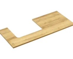 Waschtischplatte Pelipal 1130 x 500 mm Holz Mit Ausschnitt