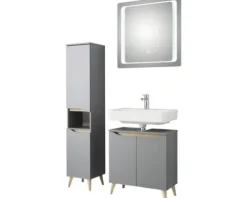 Waschtischunterschrank pelipal Capri 53 x 60 cm Quarzgrau matt