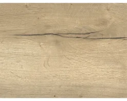 Waschtischunterschrank Porto 70 cm mit Waschtischplatte weiß hochglanz / Eiche natur
