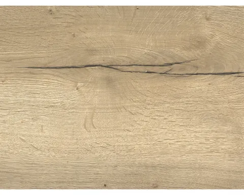 Waschtischunterschrank Porto 70 cm mit Waschtischplatte weiß hochglanz / Eiche natur