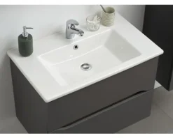 Waschtischunterschrank Pelipal Quickset 357 BxHxT 72 x 51,3 cm x 44 cm Frontfarbe grau matt 357.017213