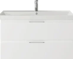 Waschtischunterschrank Pelipal Xpressline 4035 BxHxT 86 x 48,2 cm x 43,5 cm Frontfarbe weiß glänzend 4035.158602