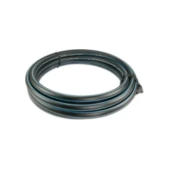 Wasserrohr, Druckrohr PE80 - 20 mm x 2,0 mm, Glatt SDR 11, 12,5bar, Schwarz/Blau 1m, DVGW type D=0,60m