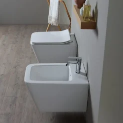 WC und Bidet Kombination für Wandmontage | Rock