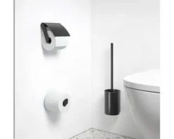 WC-Bürstengarnitur KEUCO Plan Black Selection schwarz matt 14972370200