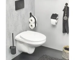 WC-Bürstengarnitur Urban hängend schwarz