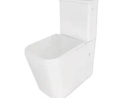 WC-Kombination Set Aliki Tiefspüler ohne Spülrand weiß glänzend mit WC-Sitz 1271989