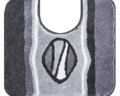 WC-Vorleger Grund Jewel 55 x 50 cm anthrazit schwarz