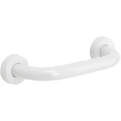 Weißer Sicherheitsgriff aus Edelstahl 20cm