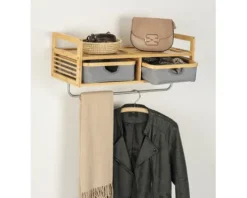 WENKO Wandgarderobe Bahari Bambus
