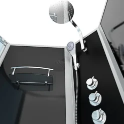 Whirlpool Wanne Duschkabine sw K50-R32-WP 100x170