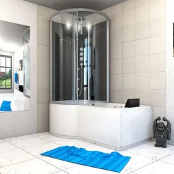 Whirlpool Wanne Duschkabine sw K50-R32-WP 100x170