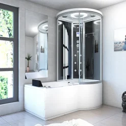 Whirlpool Wanne Duschkabine sw K55-L31-WP 170x100