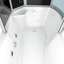 Whirlpool Wanne Duschkabine sw K55-L31-WP 170x100