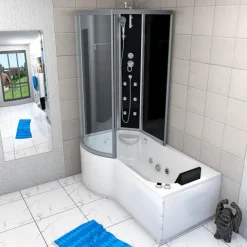 Whirlpool Wanne Duschkabine sw K50-R30-WP-EC 100x1
