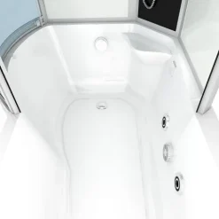 Whirlpool Wanne Duschkabine ws K55-R01-WP 100x170