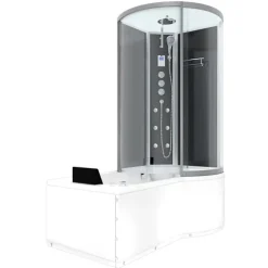 Whirlpool Wanne Duschkabine sw K50-L33-WP 170x100
