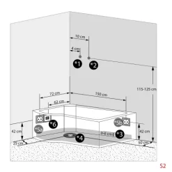 Whirlpool Wanne Duschkabine ws K50-R03-WP 100x170