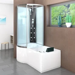 Whirlpool Wanne Duschkabine ws K50-R00-WP 100x170