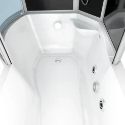 Whirlpool Wanne Duschkabine sw K55-R31-WP 100x170