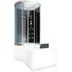 Whirlpool Wanne Duschkabine sw K55-R31-WP 100x170