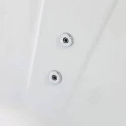 Whirlpool-Badewanne aus weißem Sanitäracryl, rechteckig | Diletta