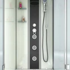 Whirlpool Dusche Kombination K05-L00-WP Duschtempel 180x90 cm