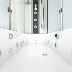 Whirlpool Dusche Kombination K05-L00-WP Duschtempel 180x90 cm