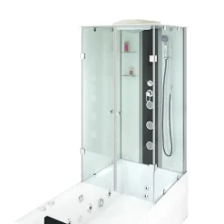 Whirlpool Dusche Kombination K05-L00-WP Duschtempel 180x90 cm