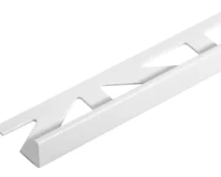 Winkel-Abschlussprofil Dural Durosol Aluminium weiß Länge 250 cm Höhe 8 mm